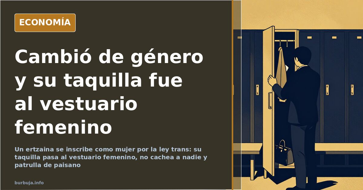 Taquillas del vestuario femenino de una comisaría de la Ertzaintza en Gipuzkoa