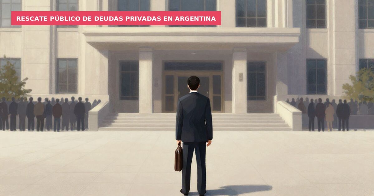 Rescate público de deudas privadas en Argentina