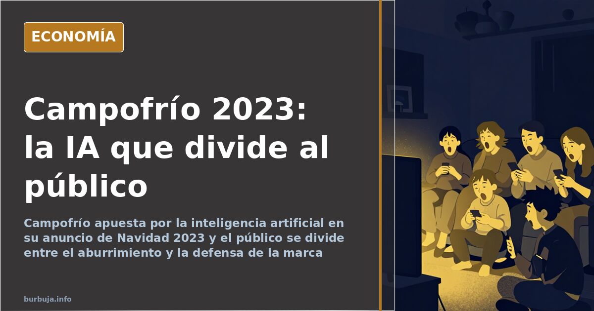 Campofrío 2023 apuesta por la IA y divide al público