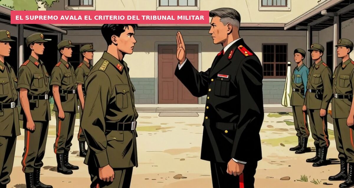 El Supremo avala el criterio del tribunal militar