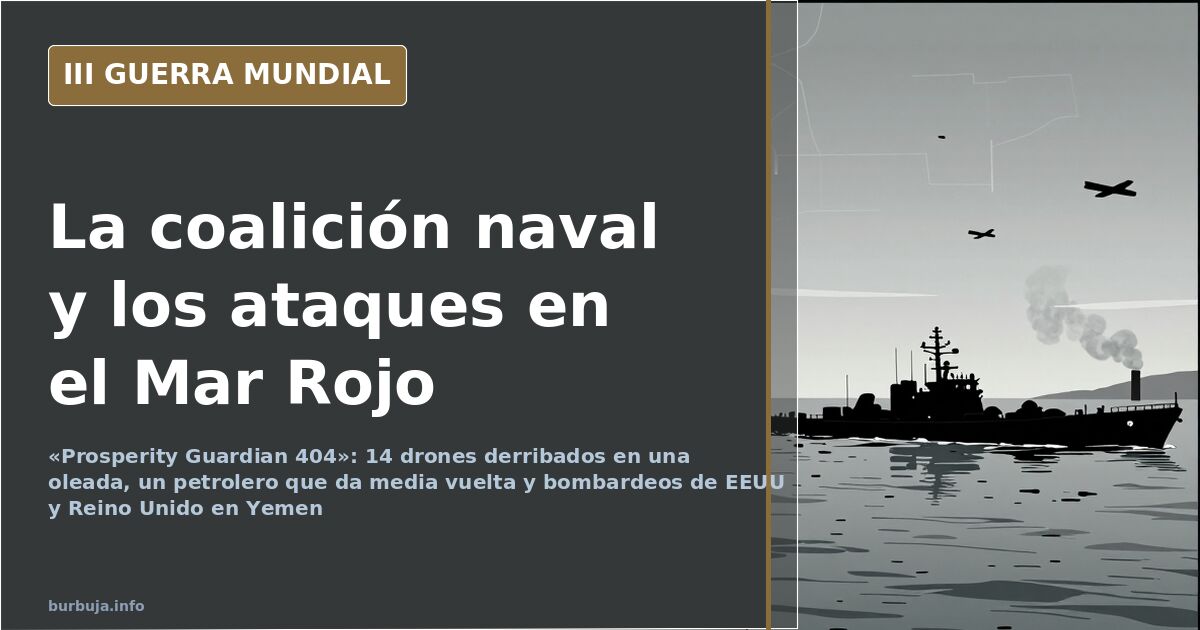 Buque de guerra navegando en aguas del Mar Rojo