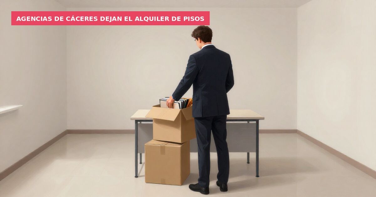 Agencias de Cáceres dejan el alquiler de pisos