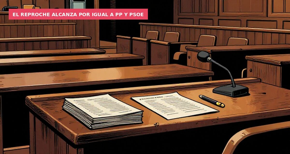 El reproche alcanza por igual a PP y PSOE
