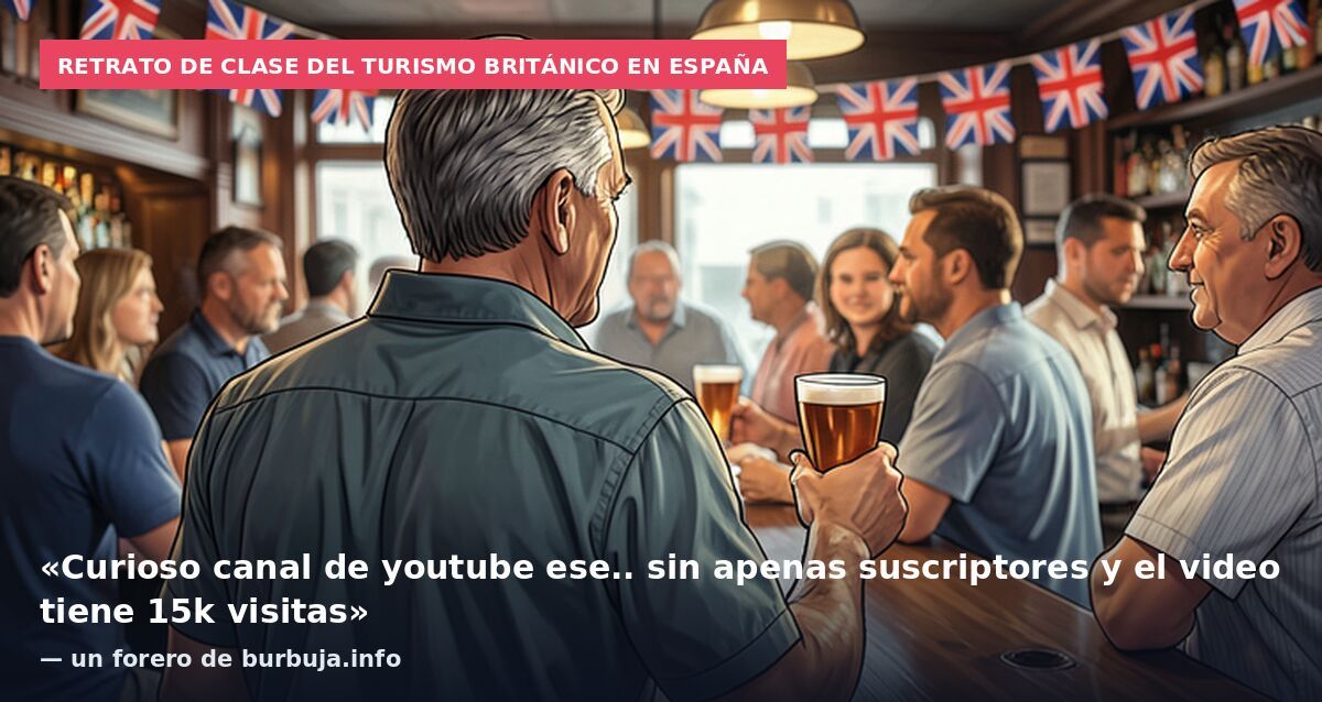 Retrato de clase del turismo británico en España: «Curioso canal de youtube ese.. sin apenas suscriptores y el video tiene 15k visitas» — un forero de burbuja.info