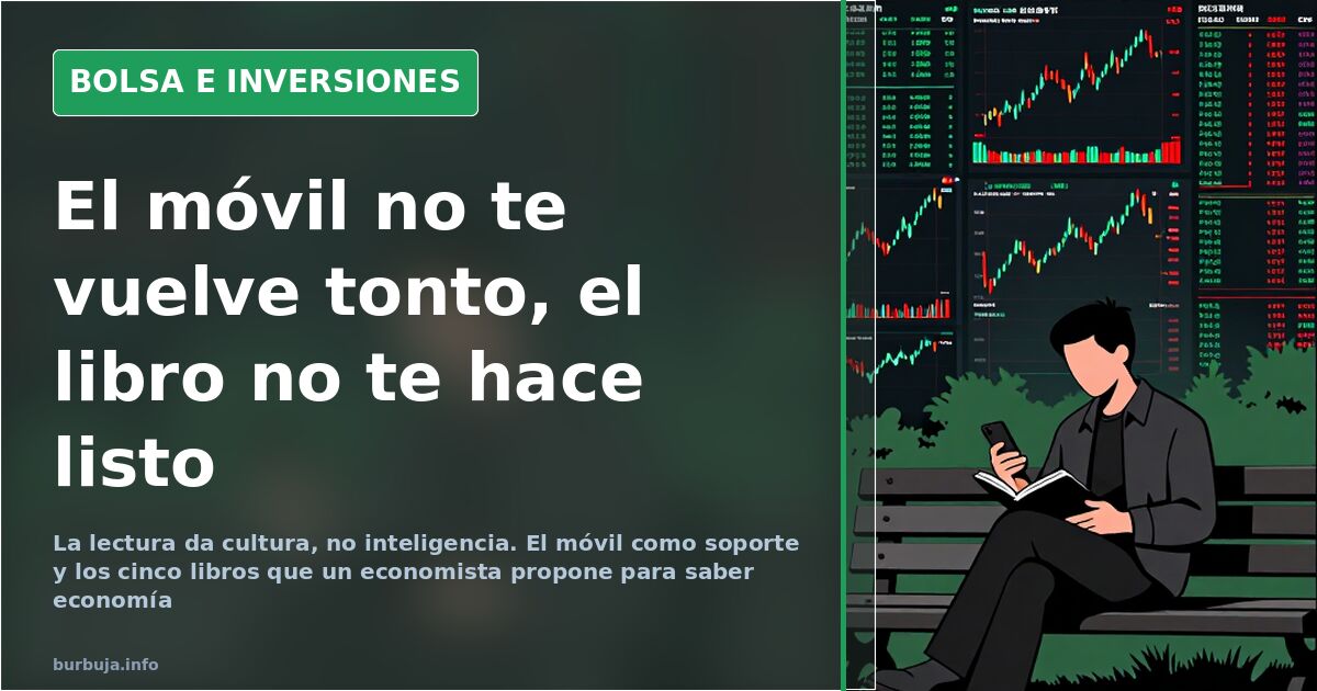 Pasajeros de un avión consultando el móvil frente a una persona que mantiene la lectura en papel sobre las rodillas