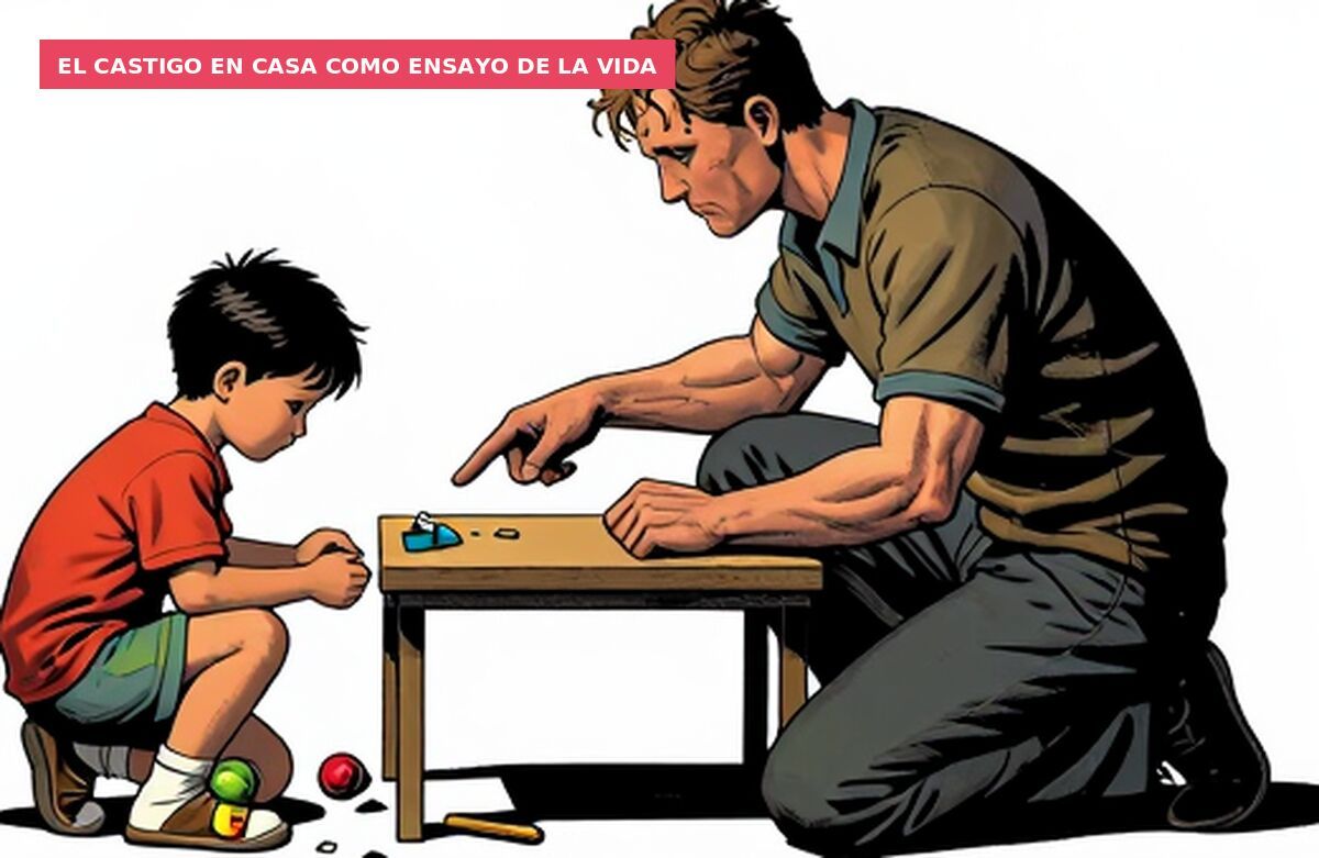El castigo en casa como ensayo de la vida