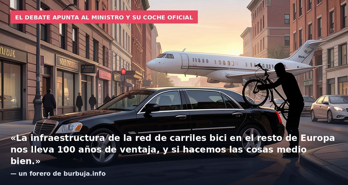 Oscar Puente va avisando: Los españoles andamos poco en bici y hay que cambiarlo