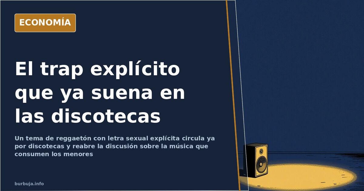Pista de discoteca iluminada con luces de colores y público bailando, ilustración del auge del reggaetón explícito