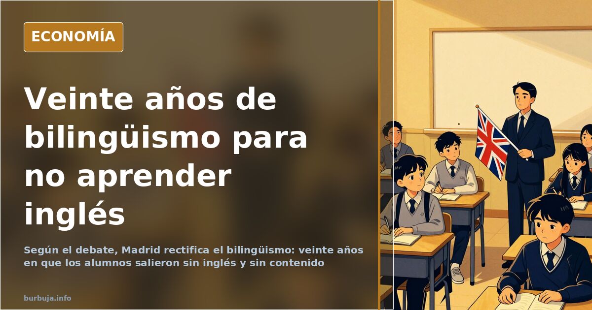 Madrid rectifica el bilingüismo tras veinte años