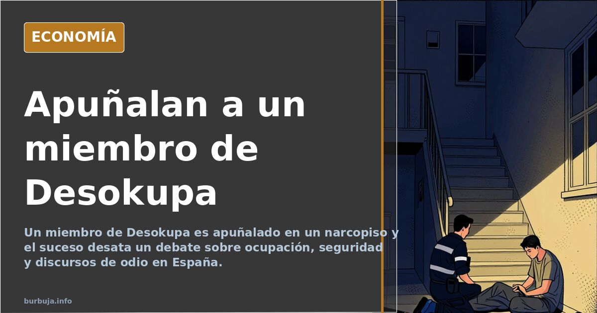 Apuñalan a un miembro de Desokupa en un narcopiso