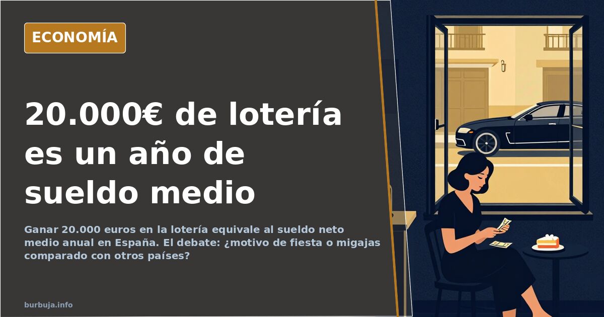 Trabajadores celebrando junto a una fábrica tras ganar un premio de lotería de 20.000 euros