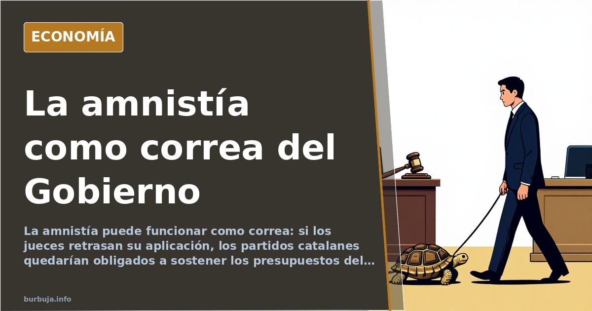 Sánchez ata la amnistía a los presupuestos para blindar la legislatura