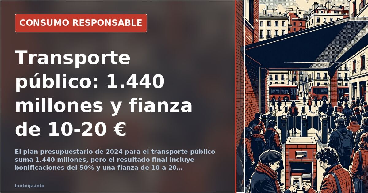 Spanien ÖPNV-Plan: 1,44 Mrd. Euro, Kaution nötig