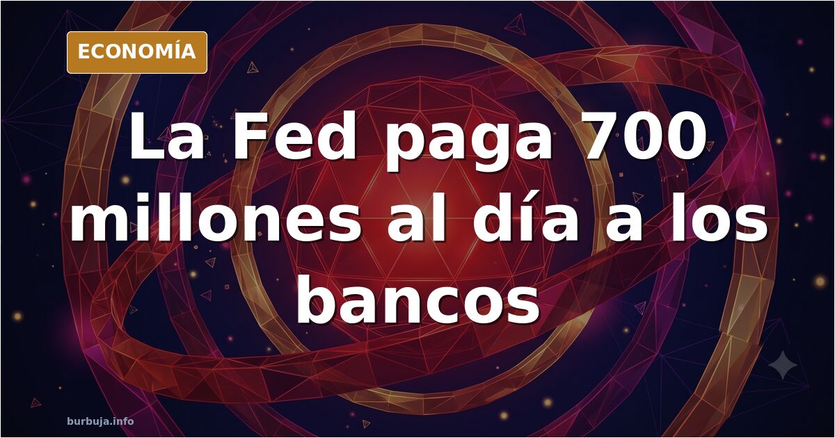 Ilustración editorial de un banco central emitiendo billetes hacia entidades financieras mientras una gráfica descendente mar