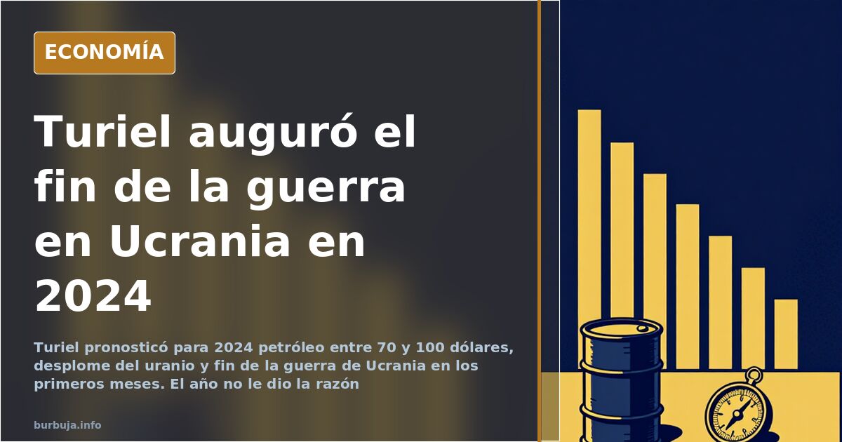 Las predicciones de Turiel para 2024, frente a los datos
