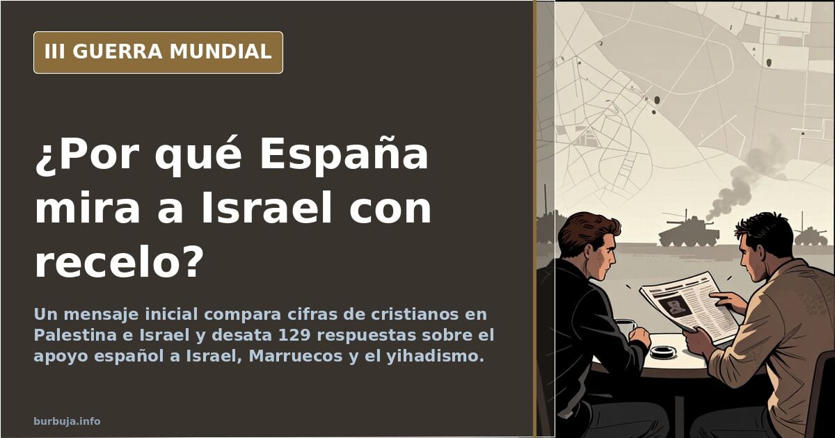 Spain's Israel Debate: Data, Grievances, and Geopolitical Rifts