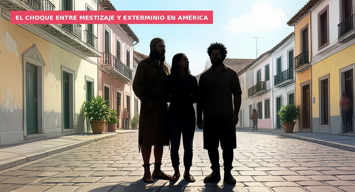 El choque entre mestizaje y exterminio en América