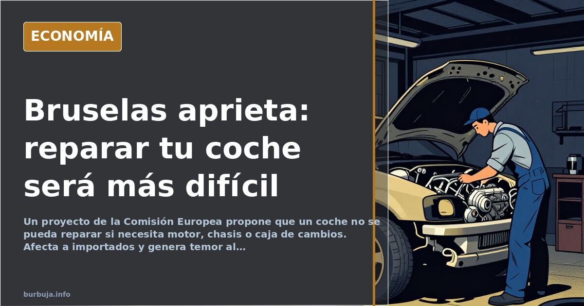 La UE redefine cuándo un coche debe ir al desguace