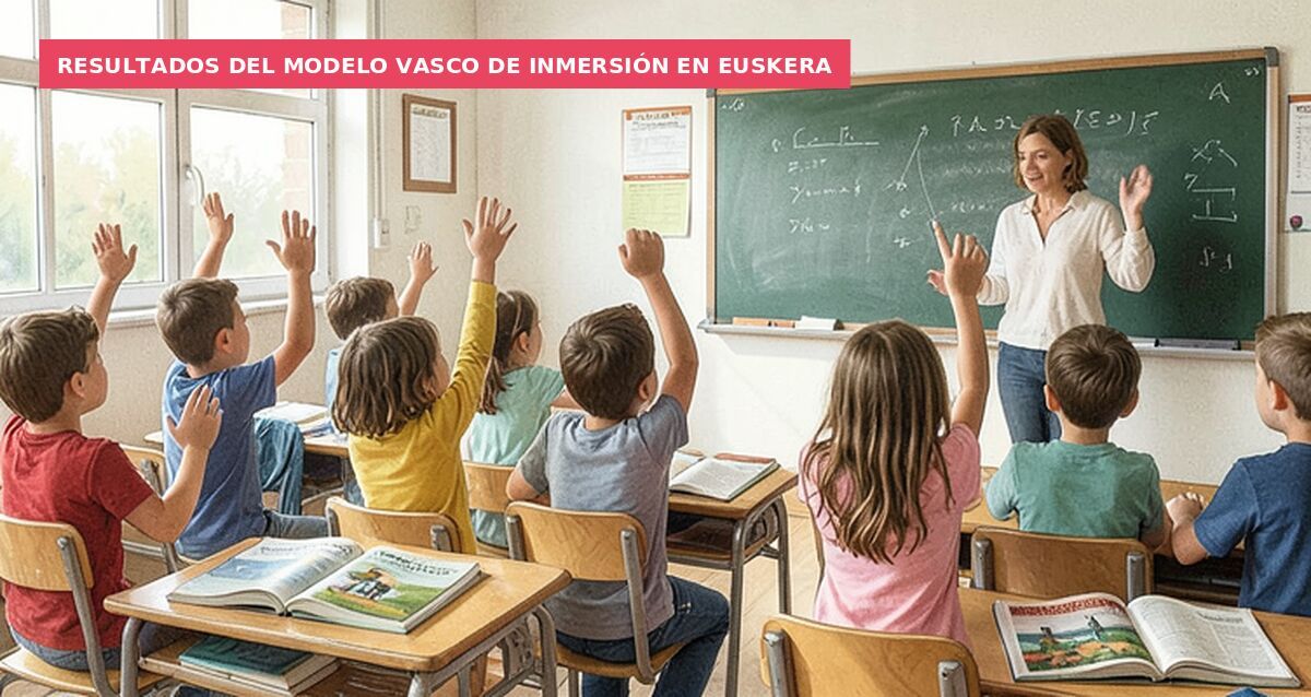 Resultados del modelo vasco de inmersión en euskera