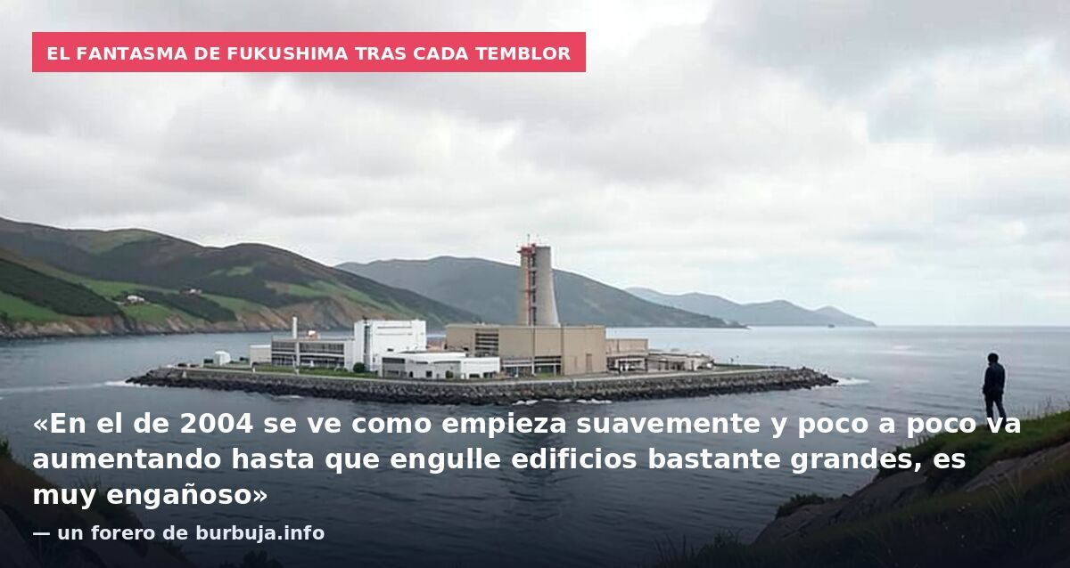El fantasma de Fukushima tras cada temblor: «En el de 2004 se ve como empieza suavemente y poco a poco va aumentando hasta que engulle edificios bastante grandes, es muy engañoso» — un forero de burbuja.info