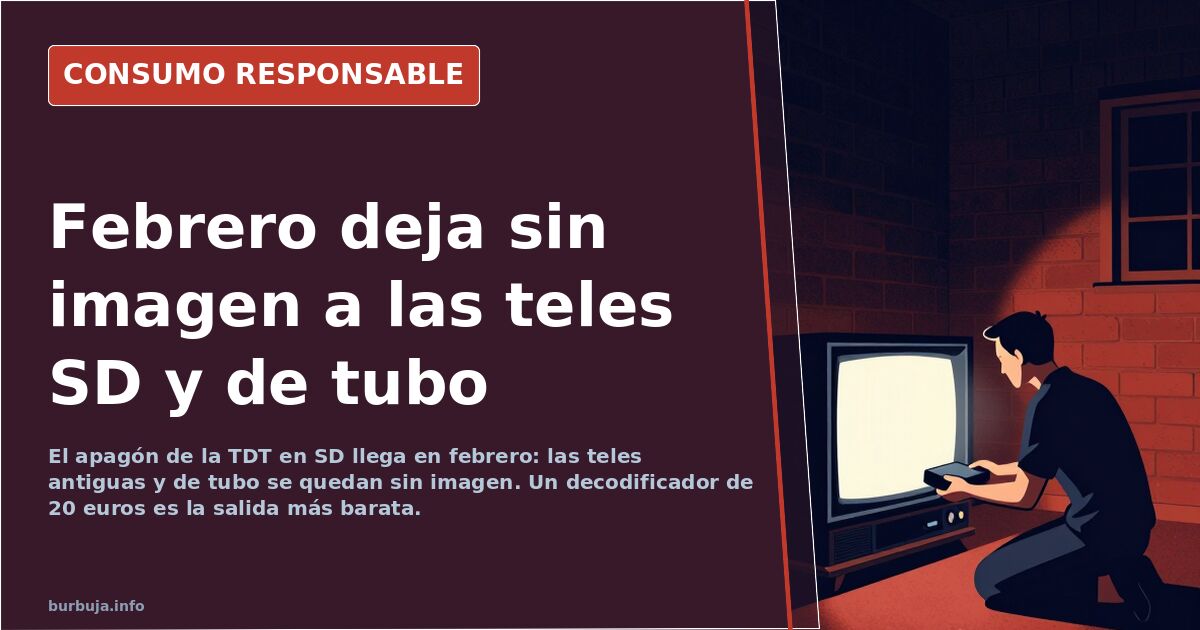 February SD Digital TV Shutdown: Old Set-Top Boxes and CRTs Lose Signal