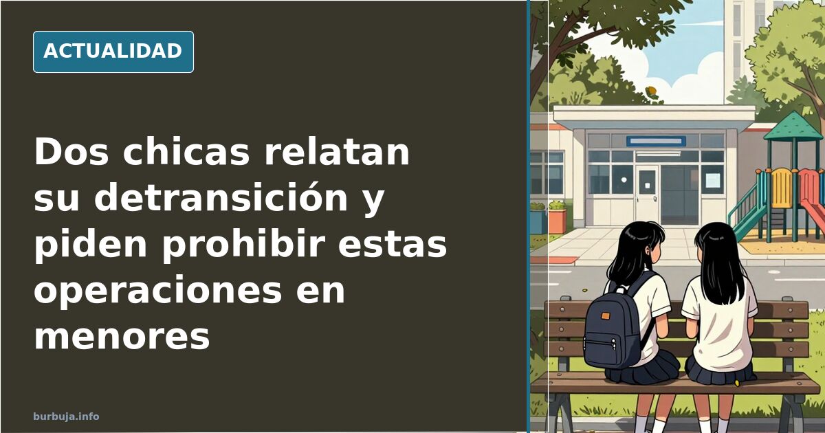 Detransición: dos chicas que transicionaron de adolescentes