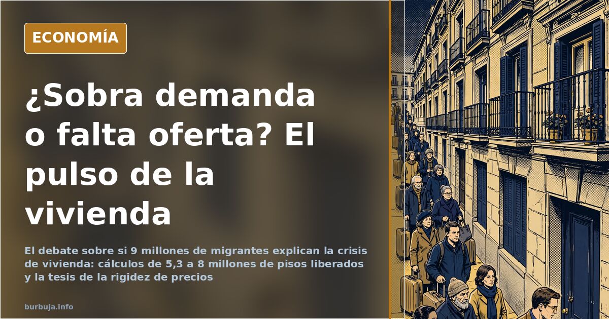 Vivienda: el cálculo de 9 millones de migrantes y la demanda