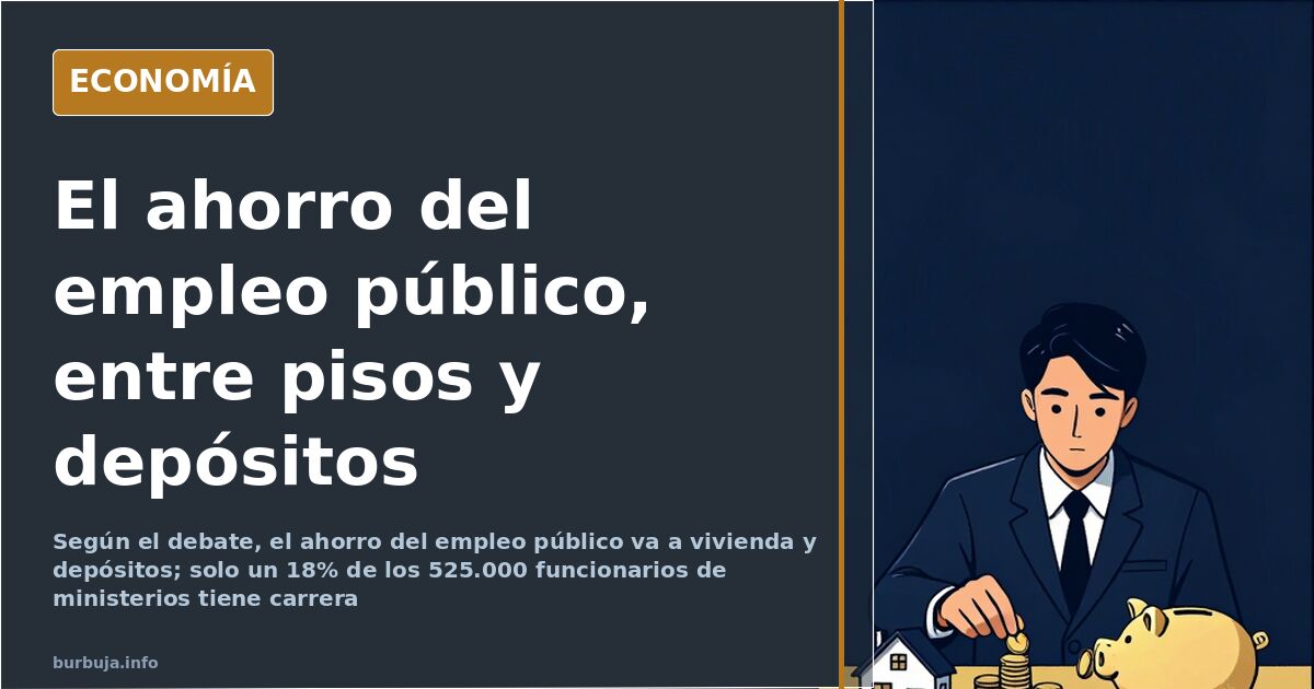 Funcionarios: dónde va su ahorro y cuánto se cobra de media