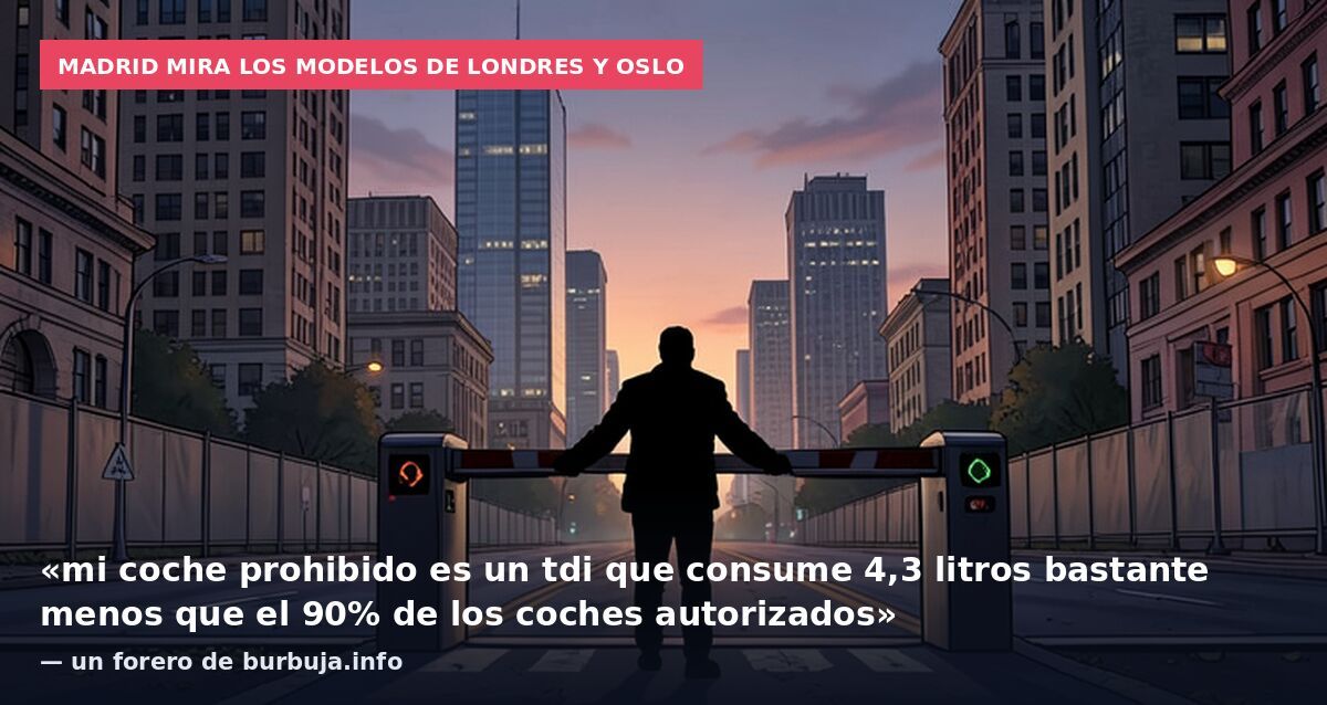 Madrid mira los modelos de Londres y Oslo: «mi coche prohibido es un tdi que consume 4,3 litros bastante menos que el 90% de los coches autorizados» — un forero de burbuja.info
