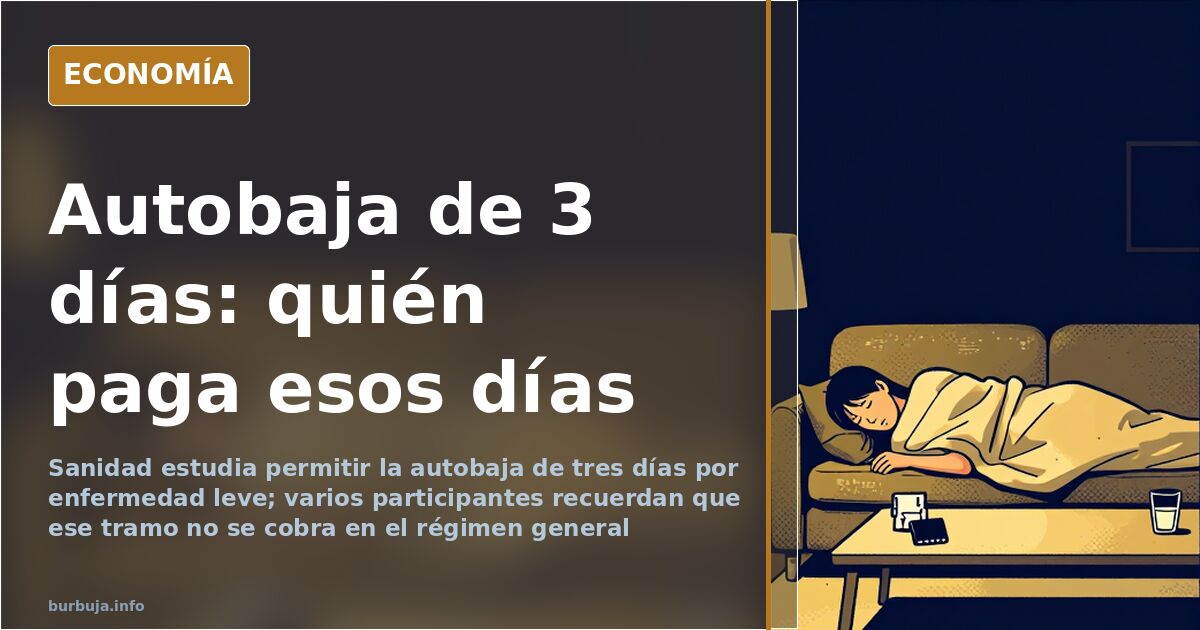 Sanidad propone mascarilla y estudia la autobaja de 3 días