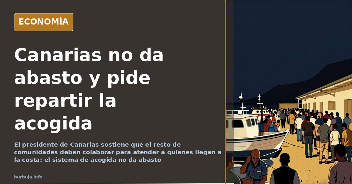 Canarias pide repartir por España a los menores migrantes