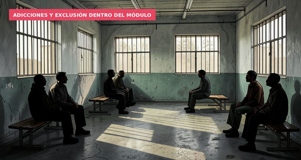 Adicciones y exclusión dentro del módulo