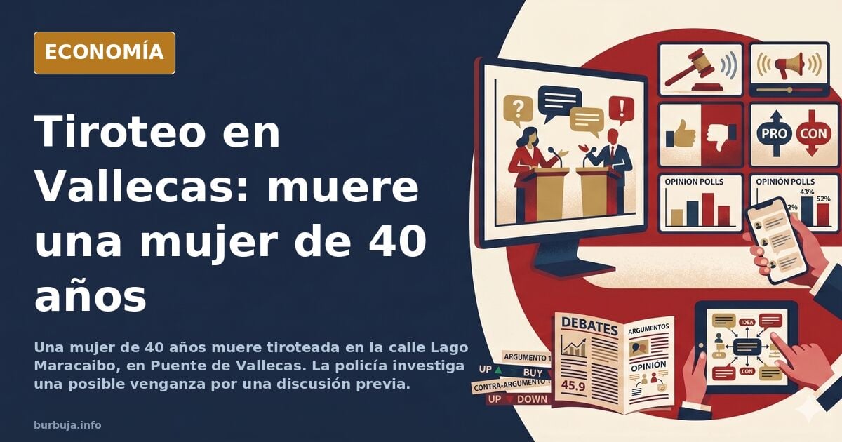 Muere tiroteada en Vallecas una mujer de 40 años