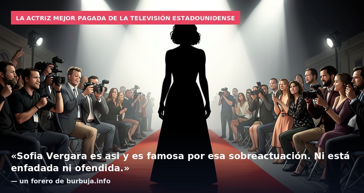 La actriz mejor pagada de la televisión estadounidense: «Sofia Vergara es asi y es famosa por esa sobreactuación. Ni está enfadada ni ofendida.» — un forero de burbuja.info