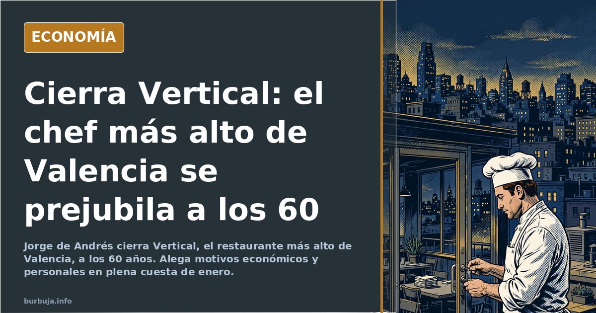 Jorge de Andrés cierra Vertical a los 60: «Me he quitado una carga»