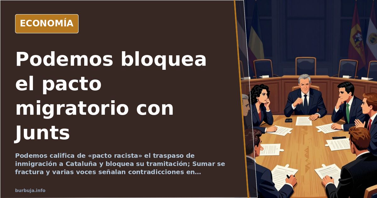 Ilustración editorial de un mapa de España con una frontera interior marcada entre Cataluña y Aragón, símbolo del traspaso de