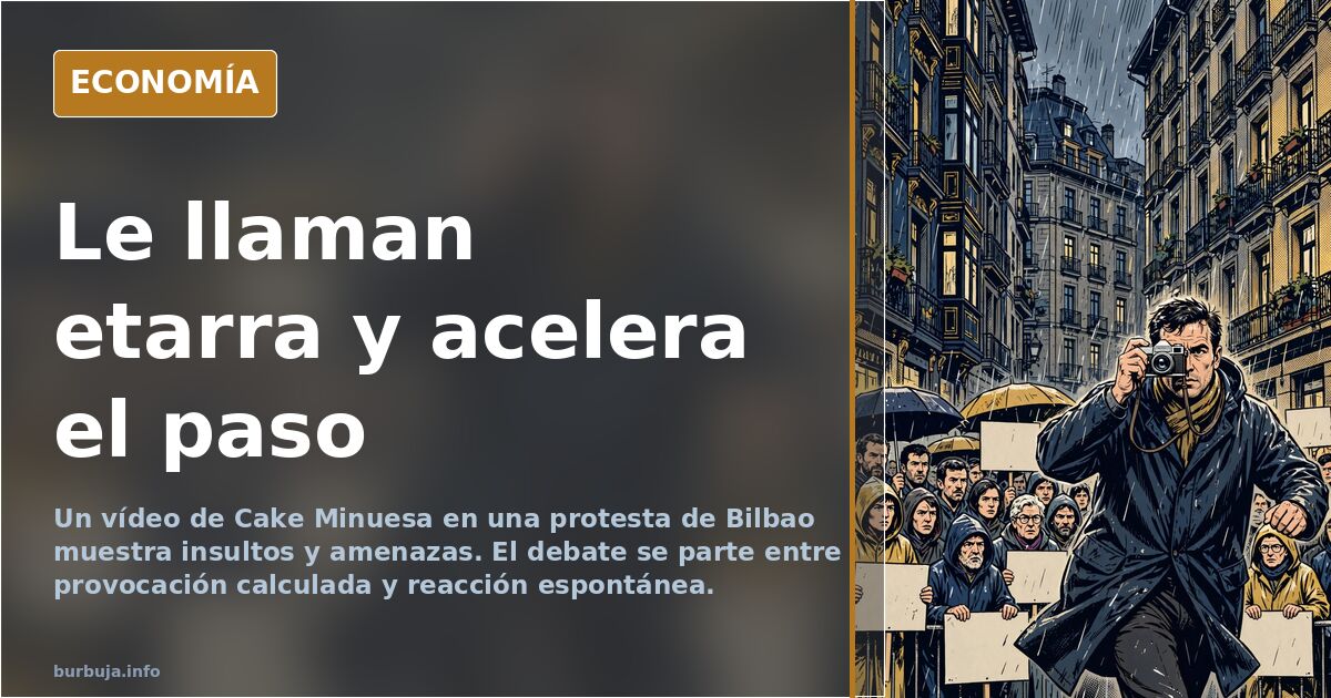 Cake Minuesa y la protesta que acelera el paso en Bilbao