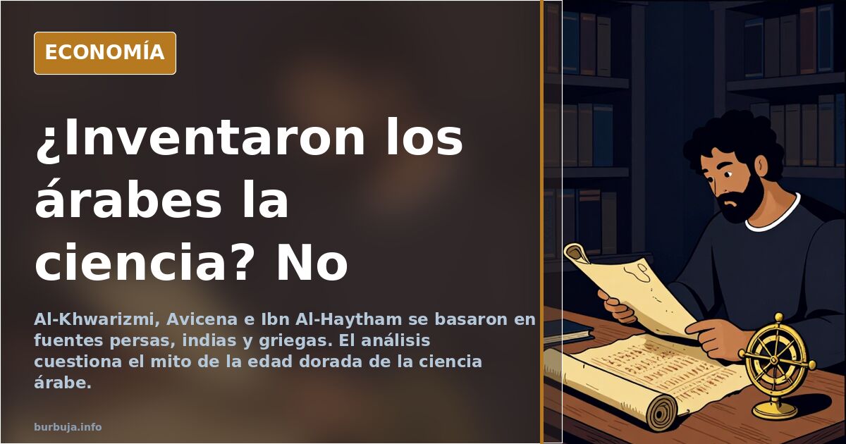 El mito de los avances árabes: traducción, no invención