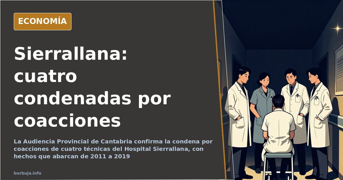 Vista exterior de un hospital público y pasillo de un servicio de anatomía patológica, escenario de un caso de acoso laboral