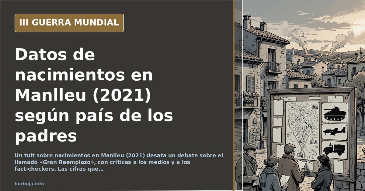 Great Replacement debate: Manlleu data and media criticism