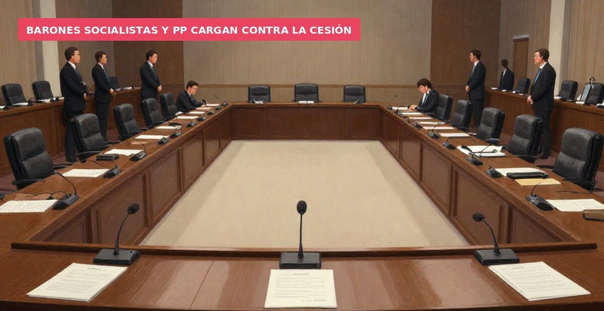 Barones socialistas y PP cargan contra la cesión