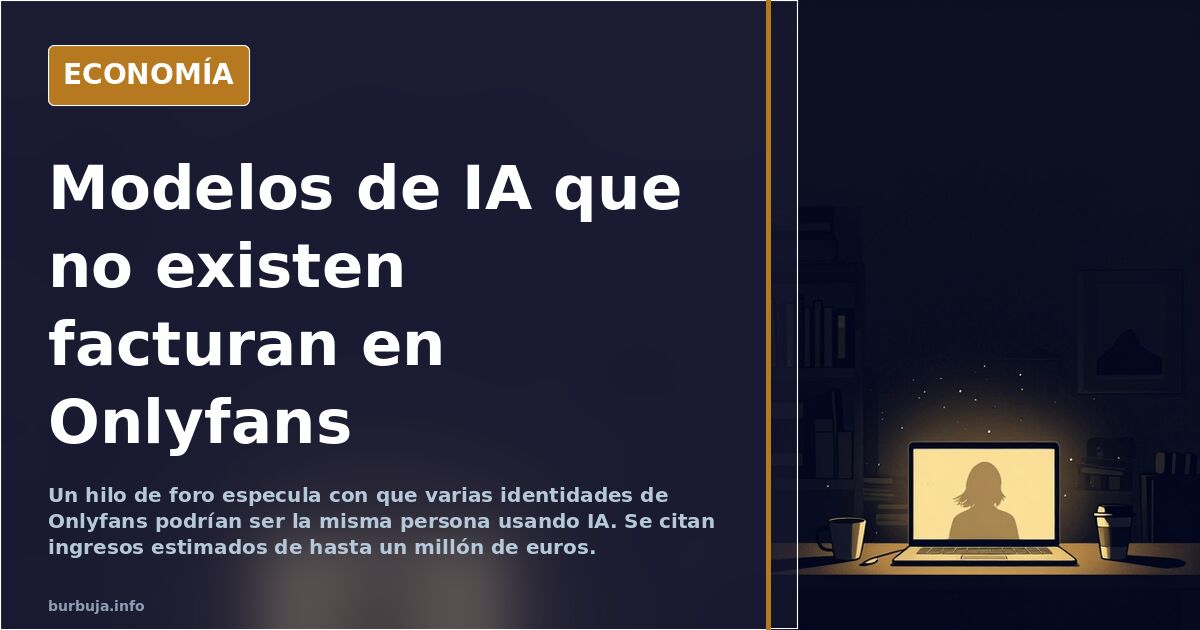 Un foro debate sobre modelos de Onlyfans creadas con IA