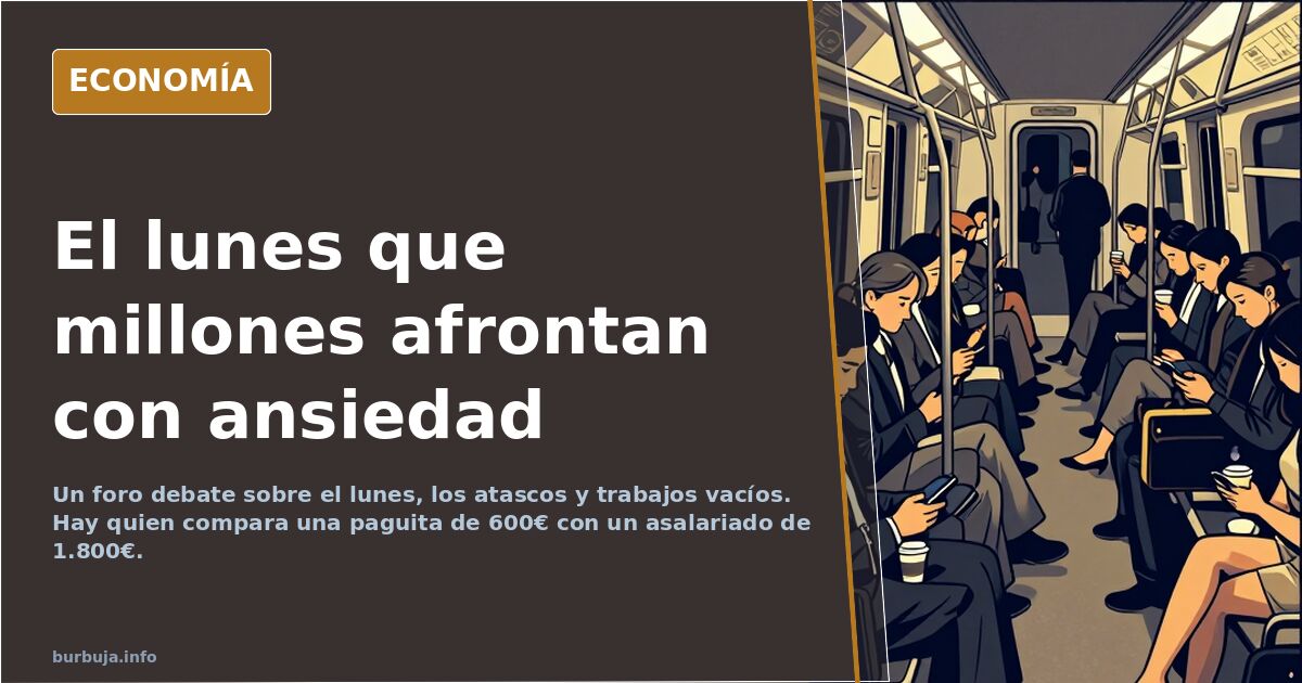 El lunes que millones de españoles afrontan con ansiedad