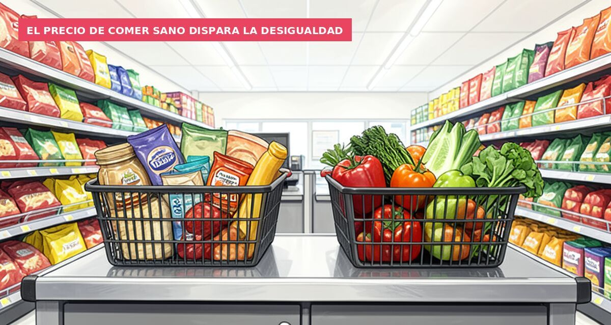 El precio de comer sano dispara la desigualdad