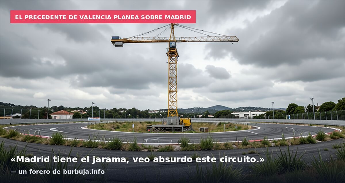 El precedente de Valencia planea sobre Madrid: «Madrid tiene el jarama, veo absurdo este circuito.» — un forero de burbuja.info