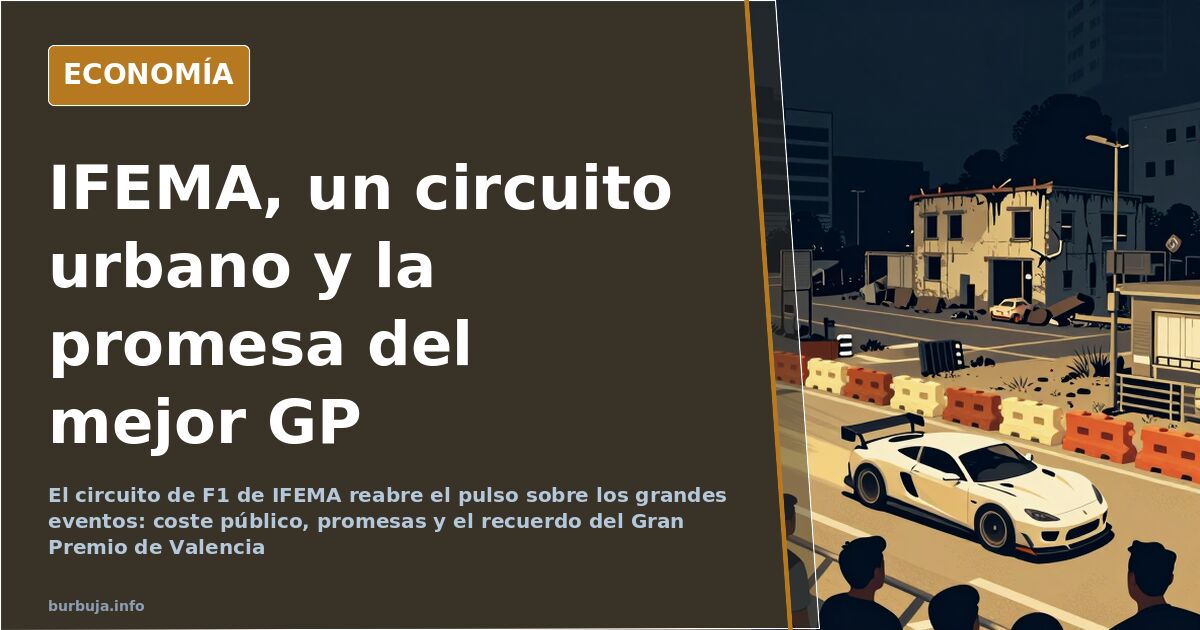 F1 en IFEMA: un político promete «el mejor GP de la historia»