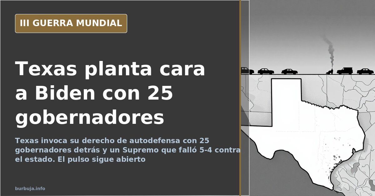 Texas stellt sich gegen Biden: 25 Gouverneure und Nationalgarde
