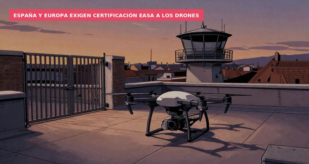España y Europa exigen certificación EASA a los drones