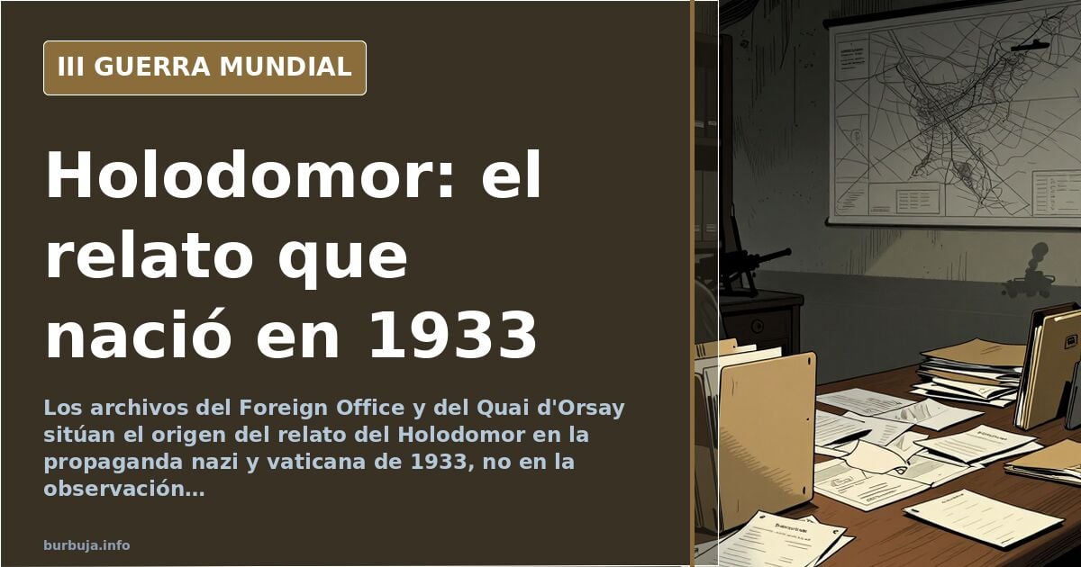 Nazi- und Vatikan-Propaganda prägte das Narrativ zum Holodomor