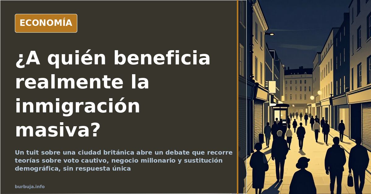 Debate sobre inmigración: cuatro teorías y ningún móvil cerrado